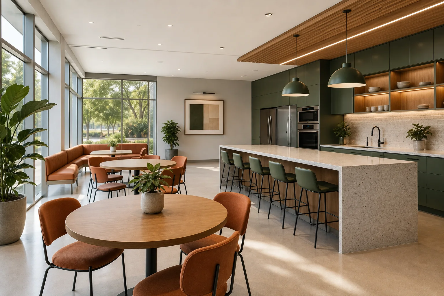 Premium workplace breakroom in Elk Grove